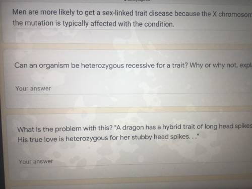Pls help with science. Can an organism be heterozygous recessive for a trait
