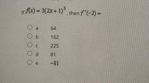 This is chain rule please help if u are smart
