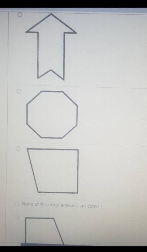 Which figure has both lines of symmetry and symmetry and rotation symmetry?