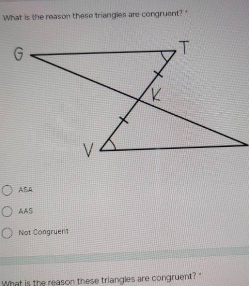Is it ASA, AAS , or not congruent