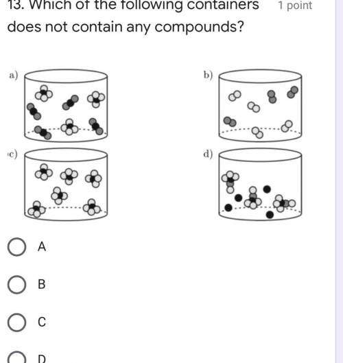 Which if the following containers does not contain any compounds?