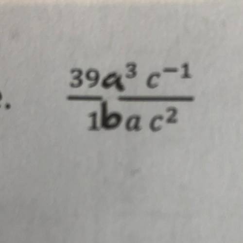 Negative indices for fractions in algebra?