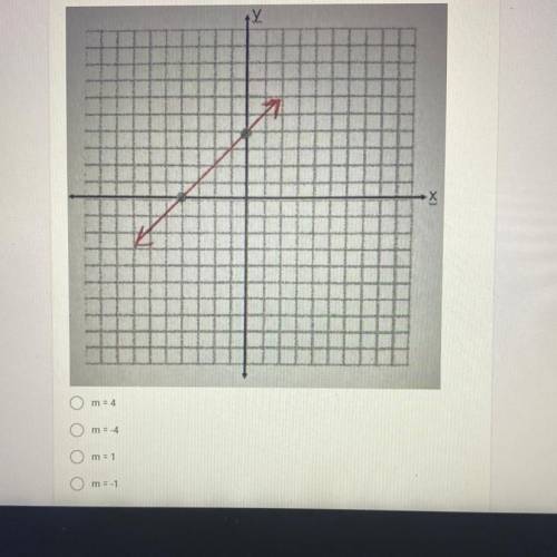 What is the slope of the following line ? help urgent