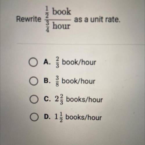 Rewrite as a unit rate