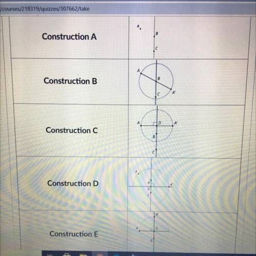 Which construction guarantees A1 is a reflection point of point a across the line BC?