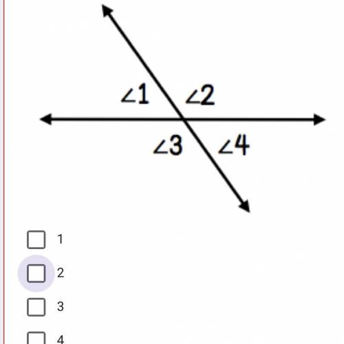 Which are vertical angles to 4?