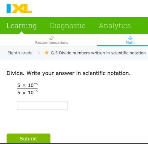 Divide write your answer in scientific notation. look at the picture!