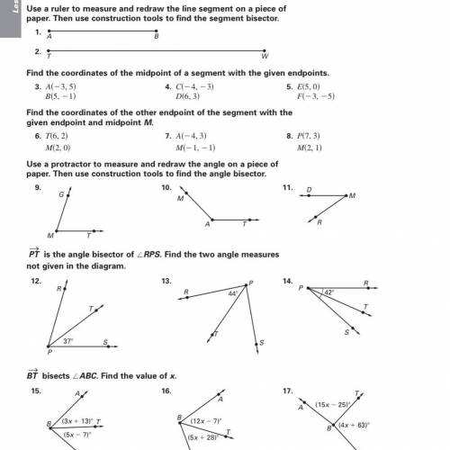 Anyone help please?
i’m confused.
segment and angle bisectors.