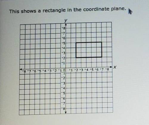 Which choice would transform the rectangle to quadrant IV?

This shows a rectangle in the coordina