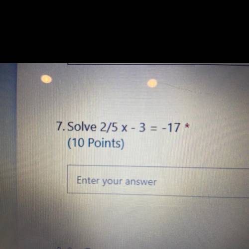 What is the answer for number 7