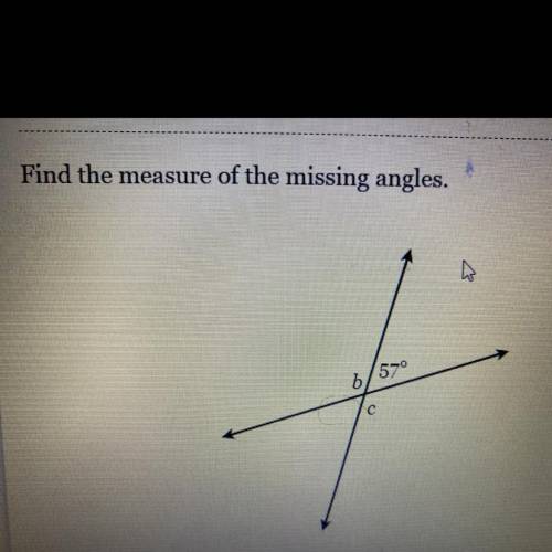 Find the measure of
The missing angles