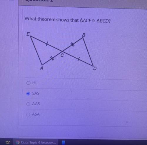HELPPPP what theorem shows ACE=BCD
