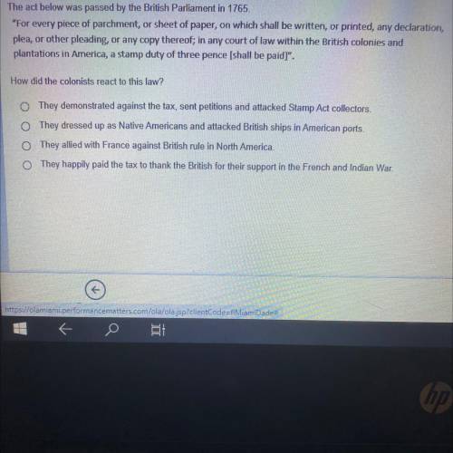 Please help me with this history test