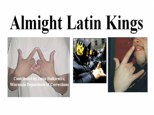 Here are some more Latin Kings gang signs
and more free points enjoy:) and plz don't report me