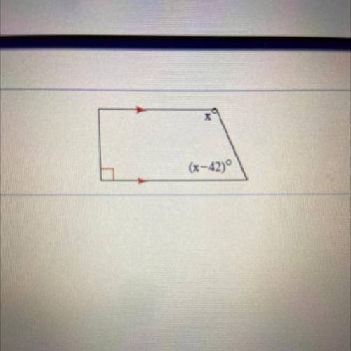 Find the value of x. Then find the measure of each labeled angle