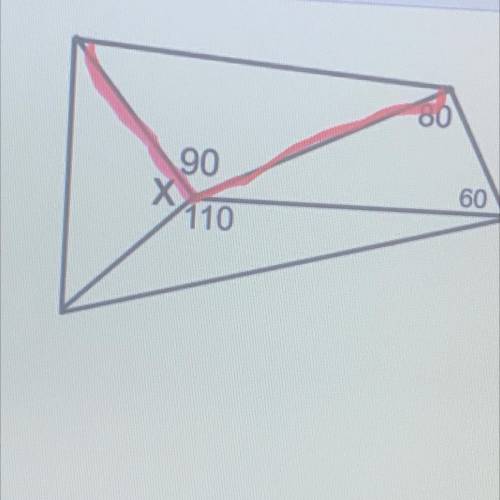 Geometry work .. help find the value of x