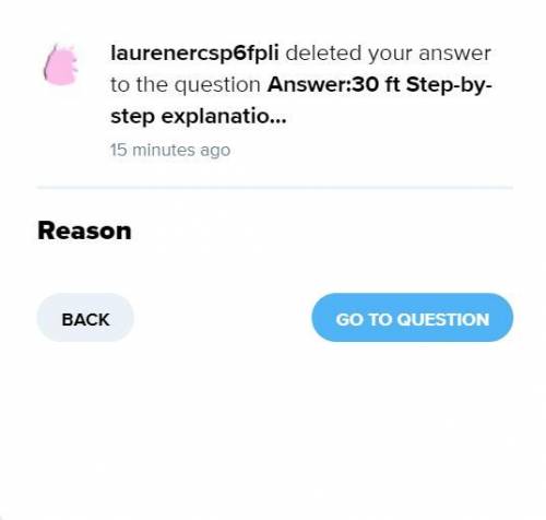 It's the fact that laurenercsp6fpli deleted all of my answers (63) may not seem a lot but for ME in