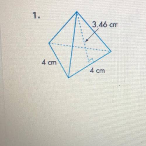 Find the surface area of the prisml