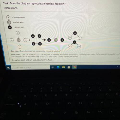 Does the diagram represent a chemical reaction? Please explain