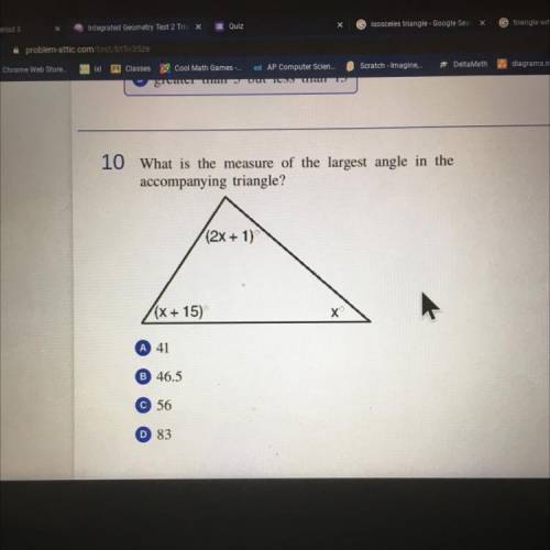 50 point question for this geometry test answer