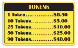 Frankies Fun Park sells tokens that customers use to play games while waiting for their orders. Whi