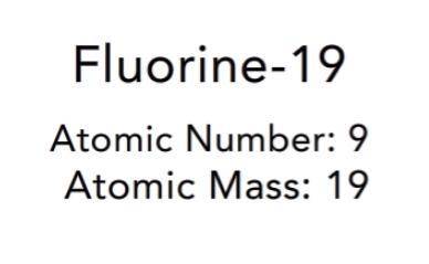 3. You have a sample of fluorine to analyze. The sample is made up of neutral atoms. Using the info