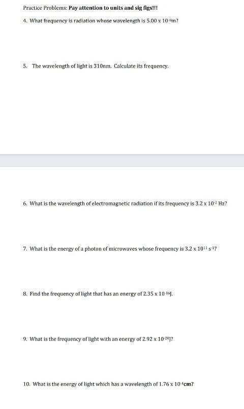 I'm not sure how to start these problems. If anyone could show me the work for even just a couple o