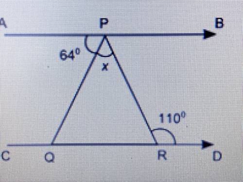What is the angle of x? Can someone please explain. I’ll give brainiest. 10 points