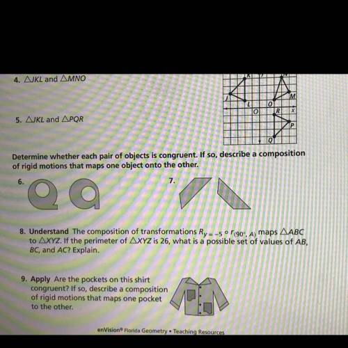 CAN SOMEONE HELP WITH NUMBER 6&7
