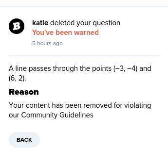 This was my report against katie

I would like to Report Katie for constantly deleting's people's