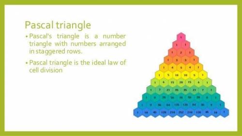 Where in the real-world is the Pascal Triangle used? Provide an example.