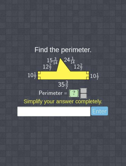 Find the perimeter. Simplify your answer completely.