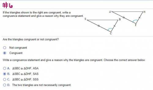 PLEASE HELP MEEEE
If the triangles shown to the right are congruent
