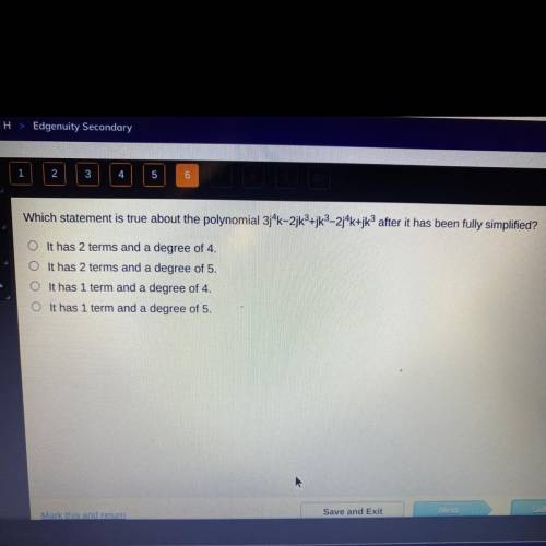 Which statement is me about the polynomial 3*k-227-ater has been fully simplified?

has 2 terms an