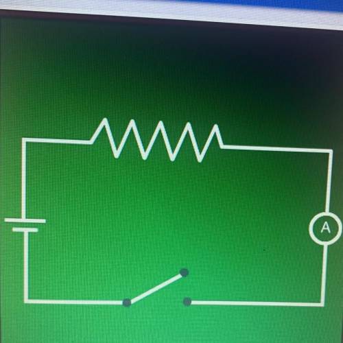 Look at the circuit diagram. Which of these components is part of the circult?

A.
voltmeter
OB.
s