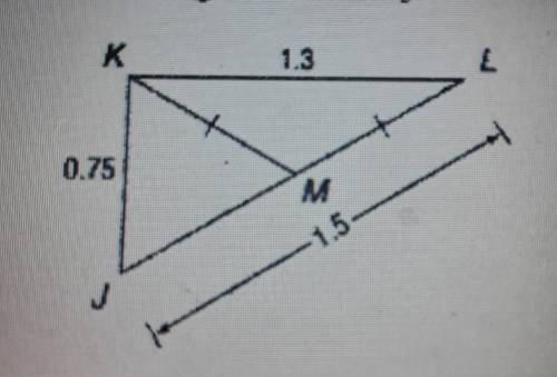 GEOMETRY TEST QUESTION

1. Classify JKL based on its sides. A equilateral B isosceles C acute D sc