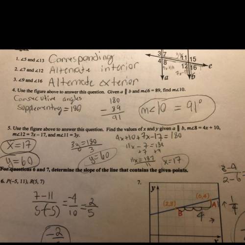 How do you solve for Y
problem #5