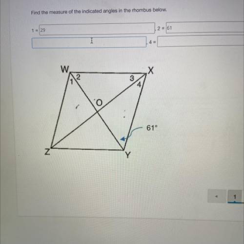 Find the measure of the indicated angles in the rhombus below.
please help asap