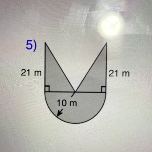 Find the area of the Compound shape
The answer is 367 m^2
I just need the steps....