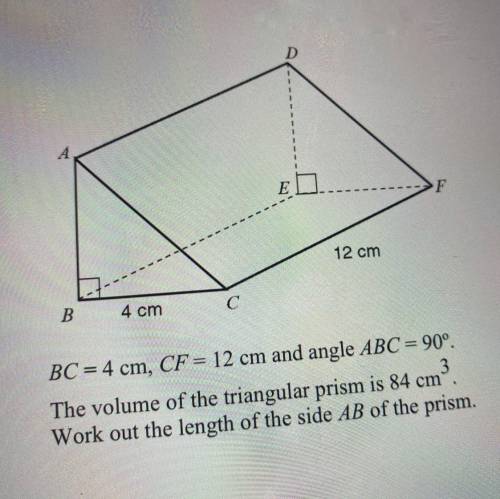 Calculate the volume triangular prism
Please show steps....