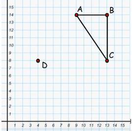 Graph the image of the figure after a dilation with a scale factor of ½ centered at (4, 8).