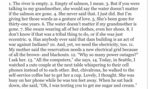 In the poem how are the power outages  dams and rivers empty of Salmon connected to Alexie's Nativ