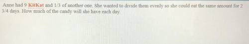 Solve your word problem using an algorithm, or equation, and interpret the quotient in the context