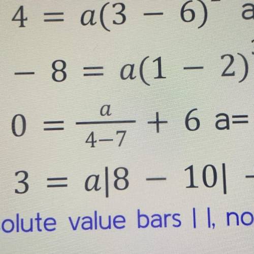 Ahh i need help on this 0=a/4-7 +6