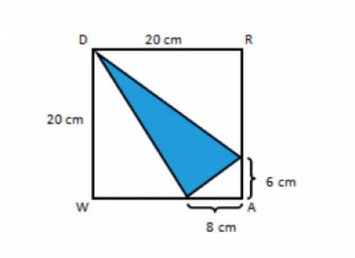 Find the area of the shaded region

308 centimeters squared
284 centimeters squared
272 centimeter