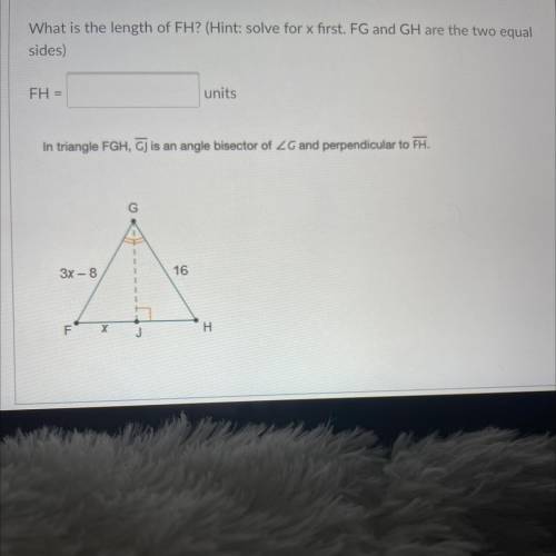 What is the length of FH?