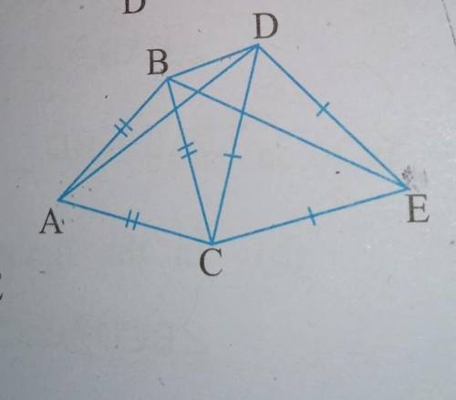 In the figure traingle ABC and traingle CDE are the equilateral traingles. prove that: AD=BE.

By