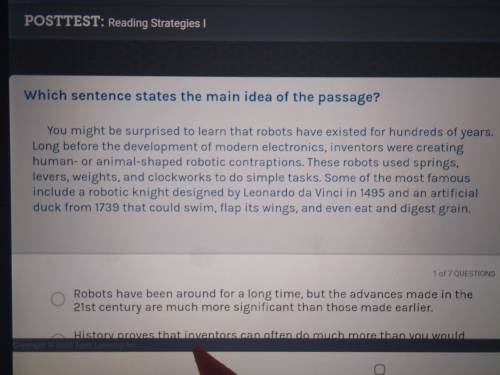 What sentence states the Main Idea of the passage.

Will mark brainleist