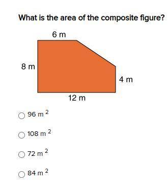 What is the area of the composite figure?