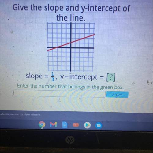 Mathematics geometry 
Y intercept ?